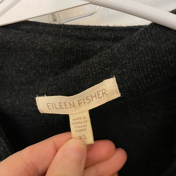 Eileen fisher size XS wool zip up coat jacket - Picture 7 of 10